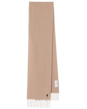 Ami Paris Winter Scarves - Neutro