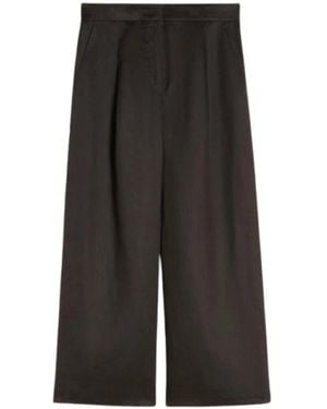 Max Mara Cropped Trousers - Grey