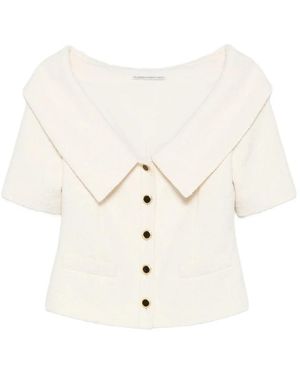 Alessandra Rich Light Jackets - White