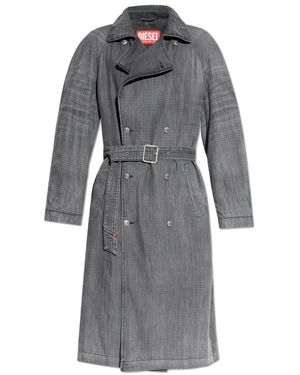 DIESEL Trench Coats - Gris