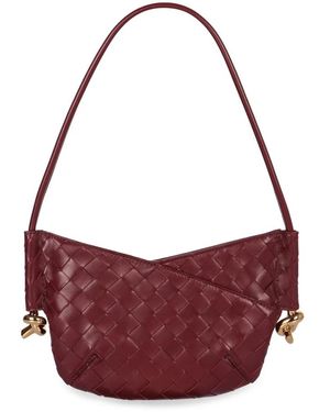 Bottega Veneta Solstice Mini Schoudertas - Paars