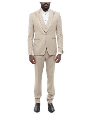 Tagliatore Single Breasted Suits - Neutro