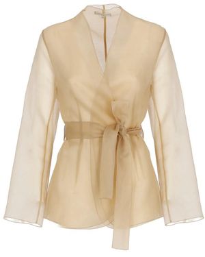 Antonelli Jassen ,Organza Elia Silk Jacket - Naturel