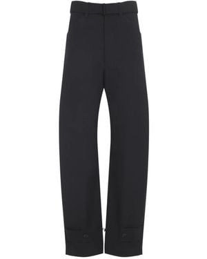 Lemaire Straight Trousers - Nero