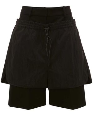 JW Anderson Double Shorts - Black