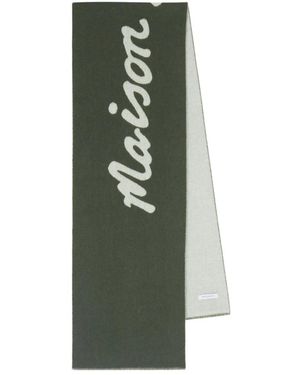Maison Kitsuné Winter Scarves - Green