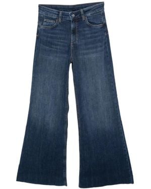 Liu Jo Jeans ,Blauw ,Denim Wide Jeans