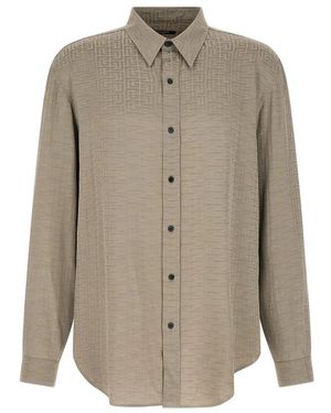 Balmain Jacquard Monogram Shirt - Naturel