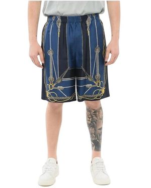 Versace Casual Shorts - Azul