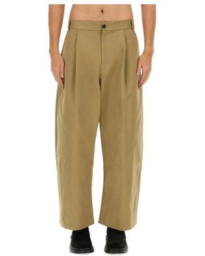Studio Nicholson Wide Trousers - Green
