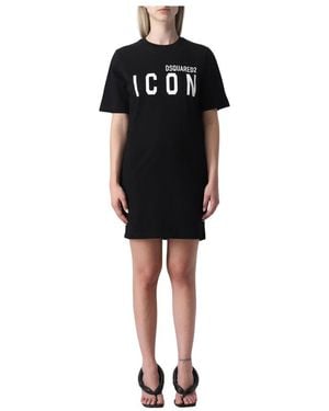 DSquared² Short Dresses - Black