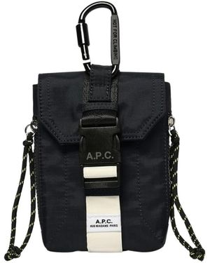 A.P.C. Cross Body Bags - Black