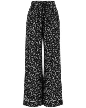 Dolce & Gabbana Wide Trousers - Black