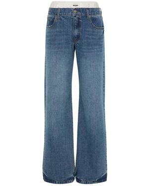 WRSTBHVR Wide Jeans - Blauw