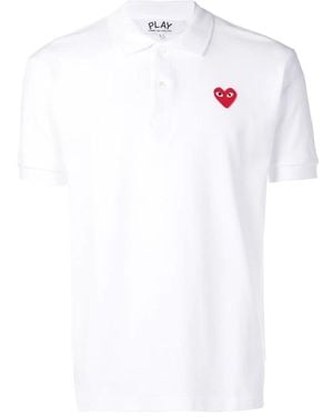 COMME DES GARÇONS PLAY Polo Shirts - White