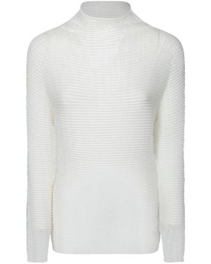 Issey Miyake Turtlenecks - Blanco