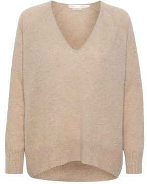 Inwear V-Neck Knitwear - Natural