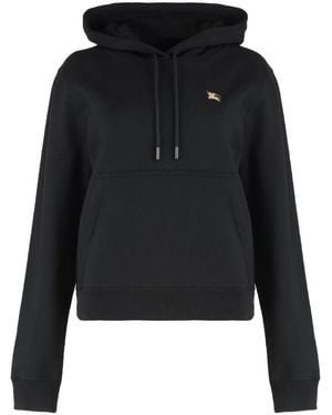 Burberry Cotton Hoodie - Black