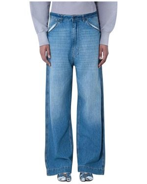 Maison Margiela Wide Jeans - Blue