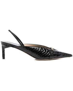 Tom Ford Sling-Back Leren Pump - Zwart