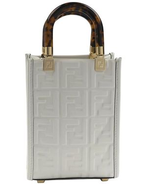 Fendi Tassen ,Wit ,Handtassen - Grijs