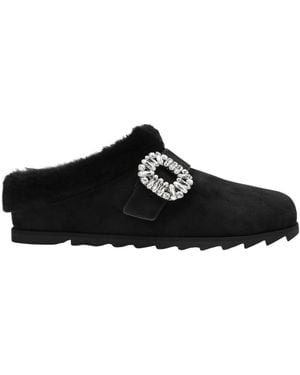 Roger Vivier Mules - Black