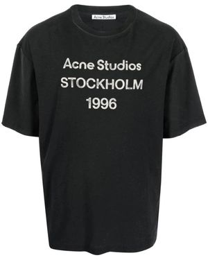 Acne Studios T-Shirts - Zwart