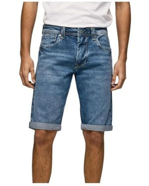 Pepe Jeans Denim Shorts - Blue