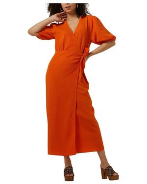 Another Label Camille Bubble Jurk - Oranje