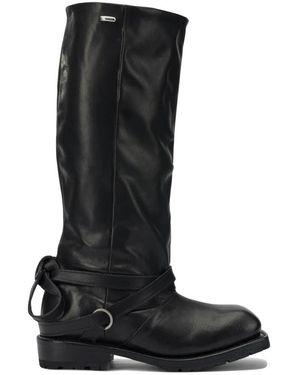 Our Legacy "Cattle Hide" Knee Boots - Black