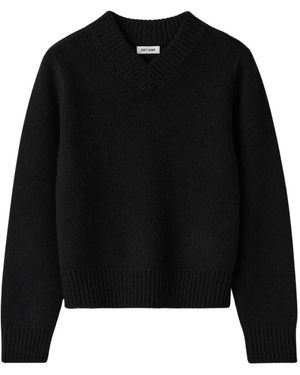Soft Goat Cashmere Knitwear - Negro