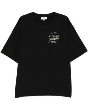 Maison Kitsuné T-Shirts - Black