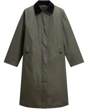 Woolrich Einreiher-Mantel - Grün