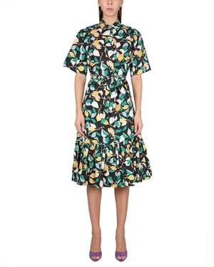La DoubleJ Midi Dresses - Green