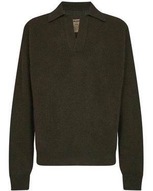 Uma Wang V-Neck Knitwear - Green