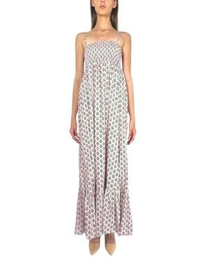 Mc2 Saint Barth Abito Lungo Ampio - Paars