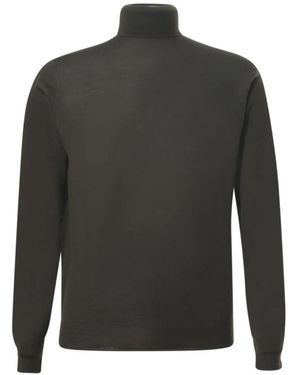 Drumohr Truien & Vesten ,Bruin ,Wol D0D104 Turtleneck Sweater - Grijs