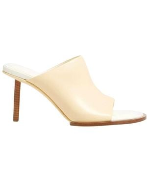 Jacquemus Heeled Mules - White
