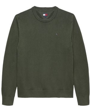 Tommy Hilfiger Round-Neck Knitwear - Verde