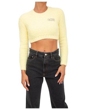 Gcds Round-Neck Knitwear - Black