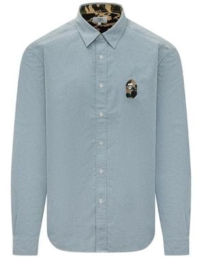 A Bathing Ape Casual Shirts - Blue