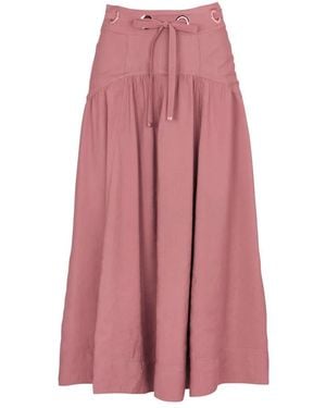 Ba&sh Midi Skirts - Rosa