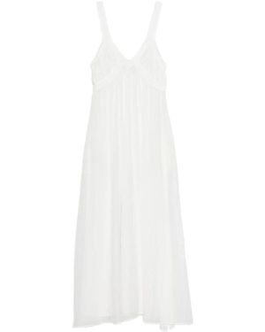 Seventy Kleedjes ,Wit ,Midi Kleedjes