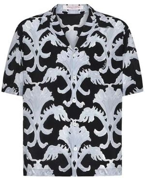 Valentino Short Sleeve Shirts - Black