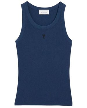 Ami Paris Sleeveless Tops - Azul