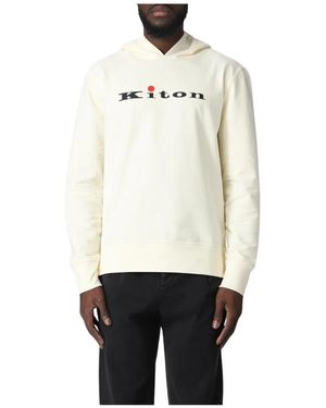 Kiton Hoodies - Bianco