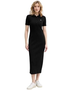 Lacoste Midi Dresses - Negro