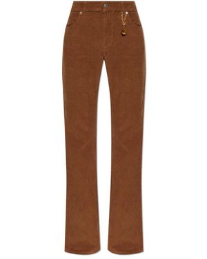 Stella McCartney Broeken ,Bruin ,Leer Corduroy Broek