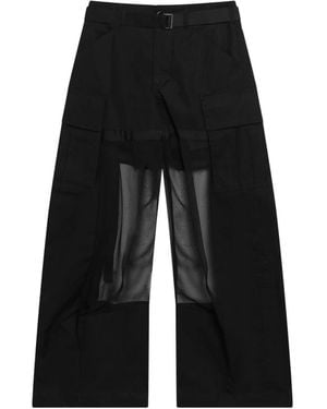 Sacai Wide Pants - Black