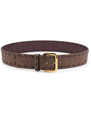 ベルト ETRO LOGO BUCKLE BELT ETRO logo-buckle Belt | Brown | FARFETCH CA